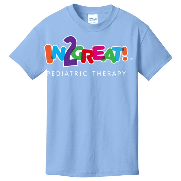 Youth 100% Cotton Tee Full Front Thumbnail