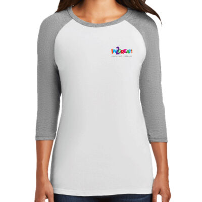 Women's Tri-Blend Tee, 3/4 Sleeve Raglan Thumbnail