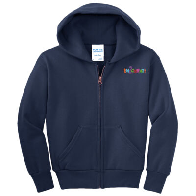 Youth Core Fleece Full-Zip Hooded Sweatshirt Thumbnail