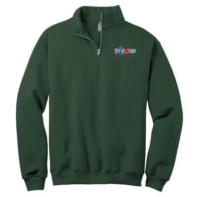 Unisex 1/4 Zip Cadet Collar Sweatshirt Thumbnail